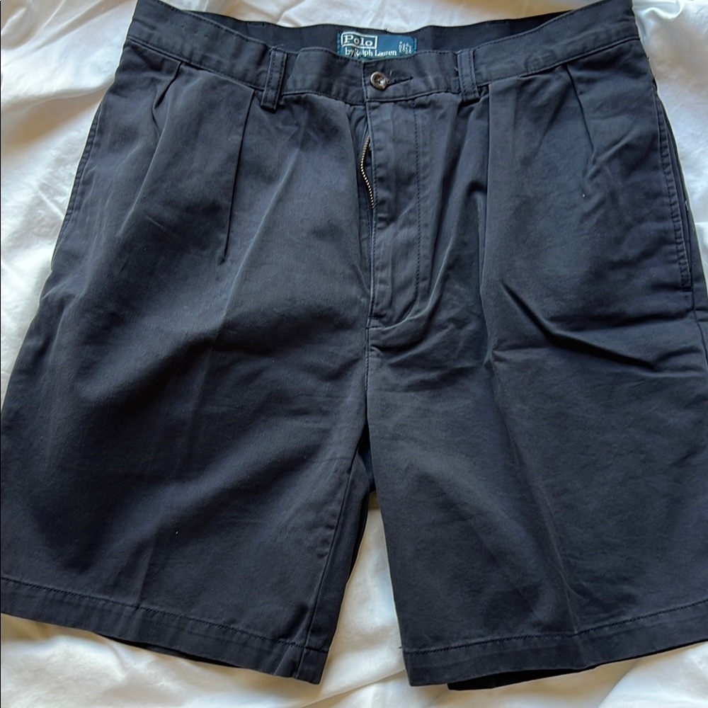 Ralph Lauren Navy Blue Tyler Shorts NWT 35 Waist